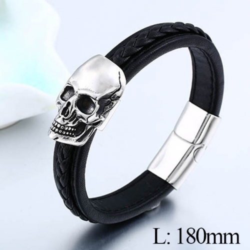 BC Jewelry Wholesale Good Quality Fashion Leather Bracelet NO.#SJ14B172