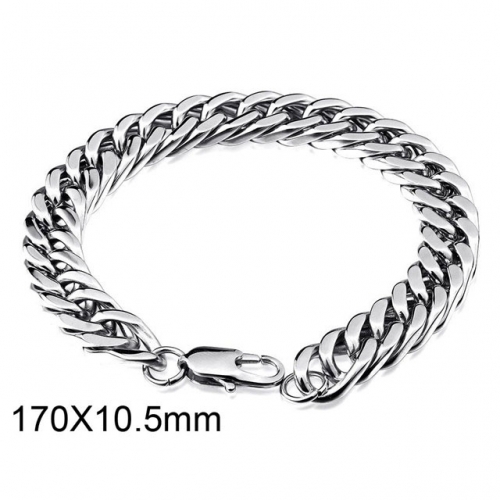 BC Wholesale Jewelry Stainless Steel 316L Popular Bracelets NO.#SJ14B080