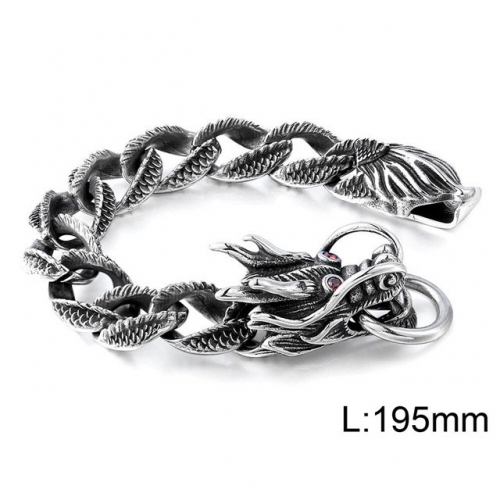 BC Wholesale Jewelry Stainless Steel 316L Popular Bracelets NO.#SJ14B195