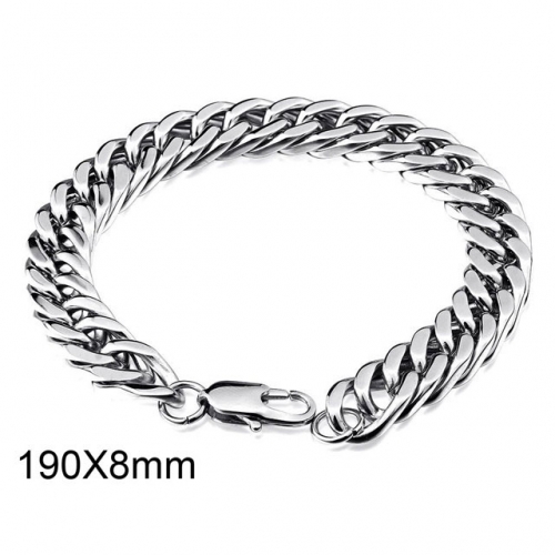 BC Wholesale Jewelry Stainless Steel 316L Popular Bracelets NO.#SJ14B076