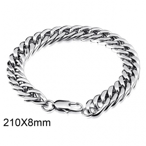 BC Wholesale Jewelry Stainless Steel 316L Popular Bracelets NO.#SJ14B078