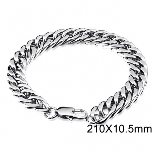 BC Wholesale Jewelry Stainless Steel 316L Popular Bracelets NO.#SJ14B084