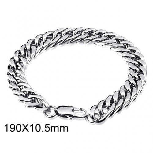 BC Wholesale Jewelry Stainless Steel 316L Popular Bracelets NO.#SJ14B082