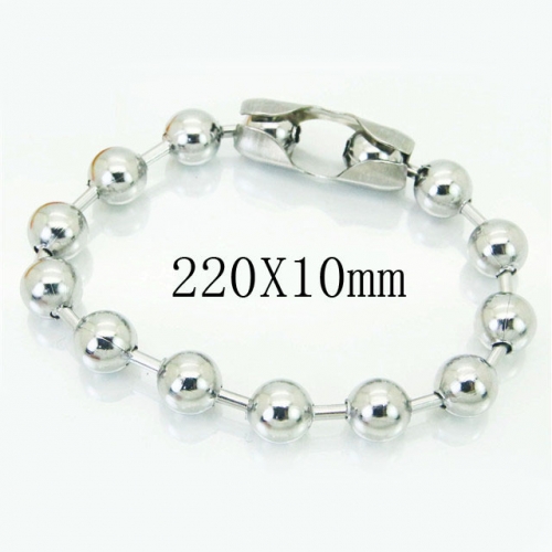 BC Wholesale Jewelry Stainless Steel 316L Beads Bracelets NO.#BC001B057