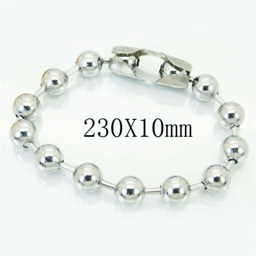 BC Wholesale Jewelry Stainless Steel 316L Beads Bracelets NO.#BC001B056
