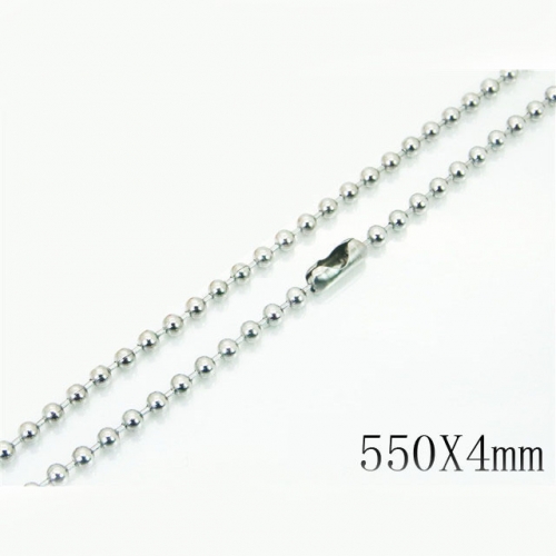 BC Wholesale Jewelry Stainless Steel 316L Cheap Beads Necklace NO.#BC001N196