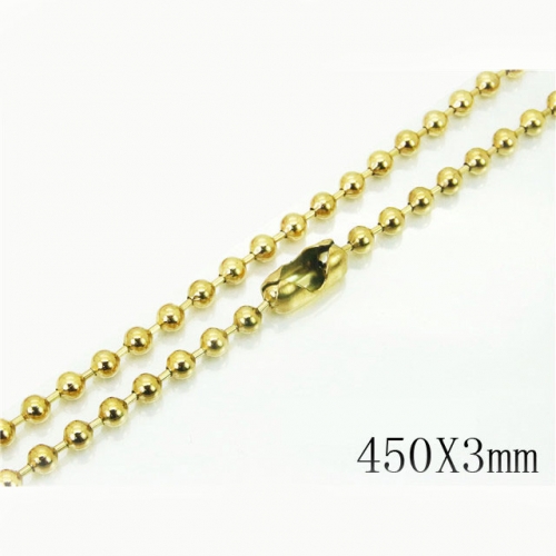 BC Wholesale Jewelry Stainless Steel 316L Cheap Beads Necklace NO.#BC001N186