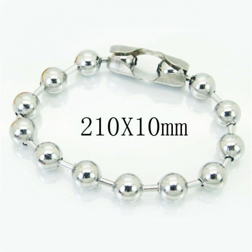 BC Wholesale Jewelry Stainless Steel 316L Beads Bracelets NO.#BC001B058