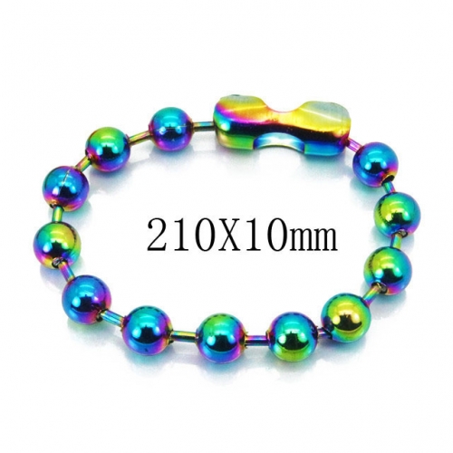 BC Wholesale Jewelry Stainless Steel 316L Beads Bracelets NO.#BC001B022