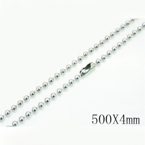 BC Wholesale Jewelry Stainless Steel 316L Cheap Beads Necklace NO.#BC001N197