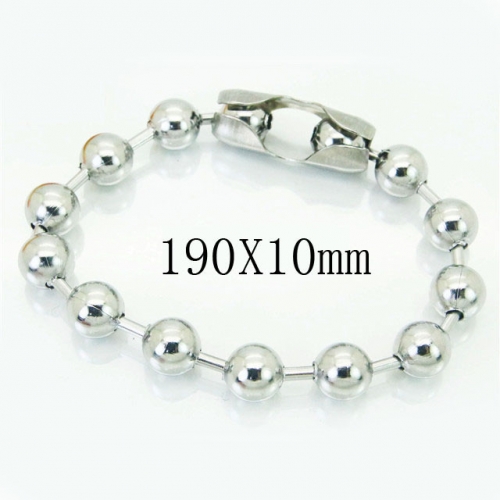 BC Wholesale Jewelry Stainless Steel 316L Beads Bracelets NO.#BC001B059