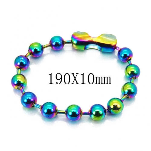 BC Wholesale Jewelry Stainless Steel 316L Beads Bracelets NO.#BC001B023