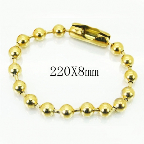 BC Wholesale Jewelry Stainless Steel 316L Beads Bracelets NO.#BC001B049