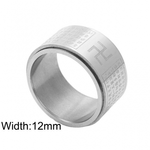 BC Jewelry Wholesale Rotatable Rings Stainless Steel 316L Rings NO.#SJ49R236