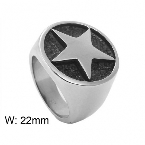 BC Wholesale Popular Jewelry Stainless Steel 316L Jewelry Rings NO.#SJ49R105