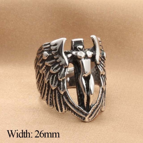 BC Wholesale Popular Jewelry Stainless Steel 316L Jewelry Rings NO.#SJ49R720
