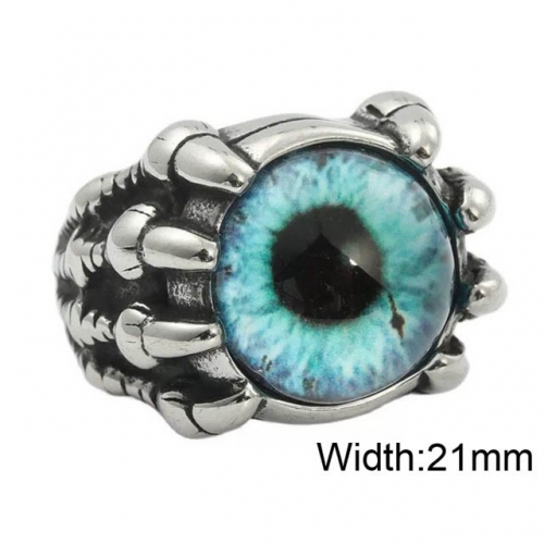 BC Wholesale Evil Eye Rings Jewelry Stainless Steel 316L Jewelry Rings NO.#SJ49R393
