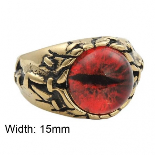 BC Wholesale Evil Eye Rings Jewelry Stainless Steel 316L Jewelry Rings NO.#SJ49R043