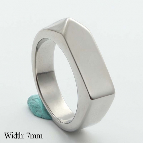 BC Wholesale Engravable Rings Jewelry Stainless Steel 316L Jewelry Rings NO.#SJ49R717