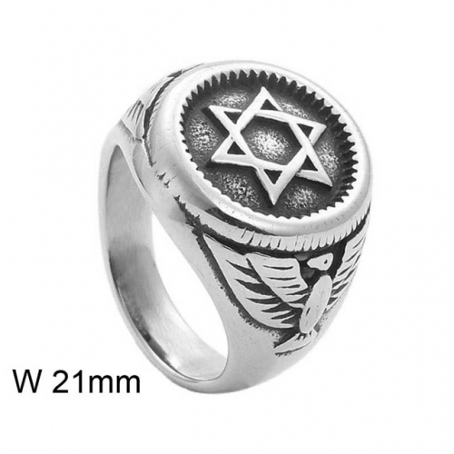 BC Wholesale Popular Jewelry Stainless Steel 316L Jewelry Rings NO.#SJ49R093