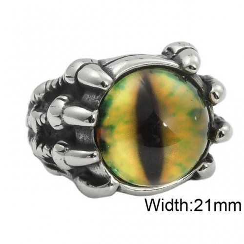 BC Wholesale Evil Eye Rings Jewelry Stainless Steel 316L Jewelry Rings NO.#SJ49R394