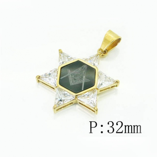 BC Wholesale Jewelry Nice Pendant Stainless Steel 316L Pendant NO.#BC13P1513HLW