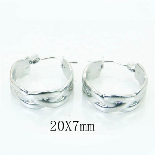 BC Earrings Jewelry Wholesale Stainless Steel 316L Earrings NO.#BC70E0251KD