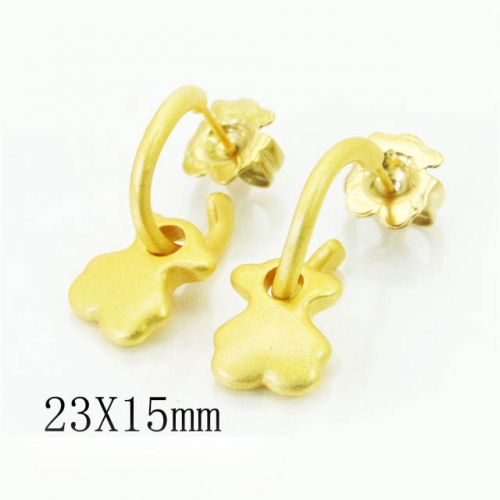 BC Earrings Jewelry Wholesale Stainless Steel 316L Earrings NO.#BC90E0330HLS