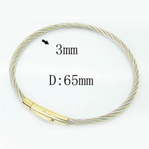 BC Wholesale Bangles Stainless Steel Jewelry Bangles NO.#BC51B0005HKW