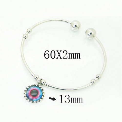 BC Wholesale Bangles Stainless Steel Jewelry Bangles NO.#BC58B0555KR