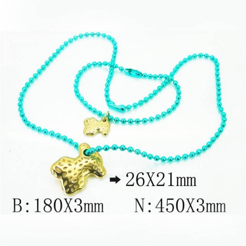 BC Wholesale Jewelry Set Stainless Steel 316L Necklace Bracelet Jewelry Set NO.#BC21S0302ILE