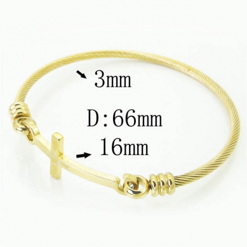 BC Wholesale Bangles Stainless Steel Jewelry Bangles NO.#BC58B0581MX