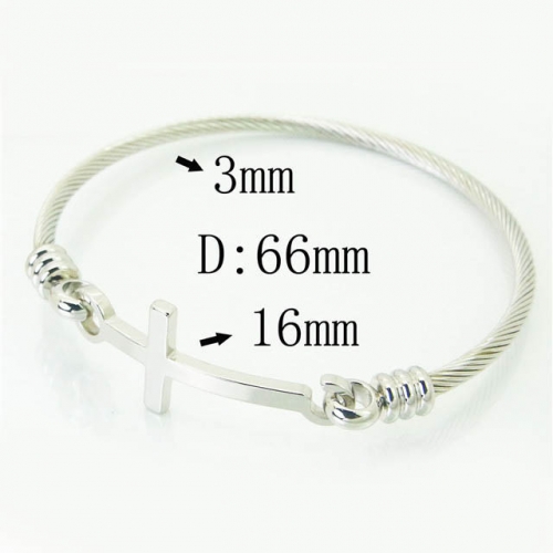 BC Wholesale Bangles Stainless Steel Jewelry Bangles NO.#BC58B0580LL