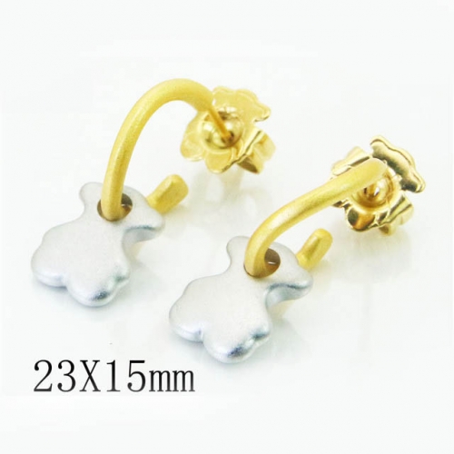 BC Earrings Jewelry Wholesale Stainless Steel 316L Earrings NO.#BC90E0329HKE