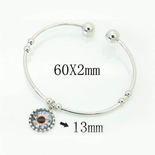 BC Wholesale Bangles Stainless Steel Jewelry Bangles NO.#BC58B0550KD