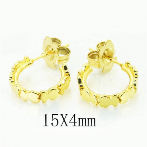 BC Earrings Jewelry Wholesale Stainless Steel 316L Earrings NO.#BC90E0321HJW
