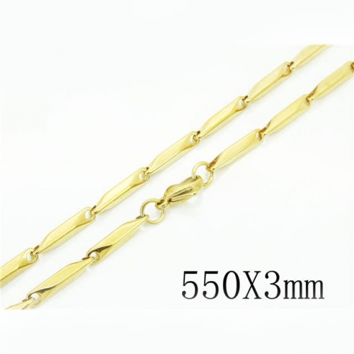 Wholesale Necklace Stainless Steel 316L Popular Chains NO.#BC53N0010ML