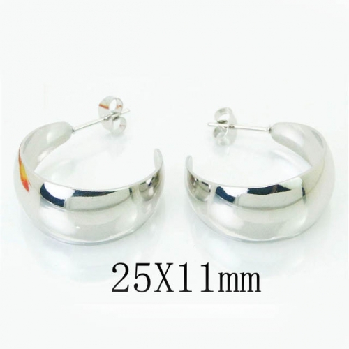 BC Earrings Jewelry Wholesale Stainless Steel 316L Earrings NO.#BC58E1664JL