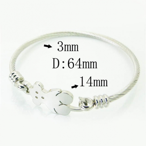 BC Wholesale Bangles Stainless Steel Jewelry Bangles NO.#BC58B0578LL