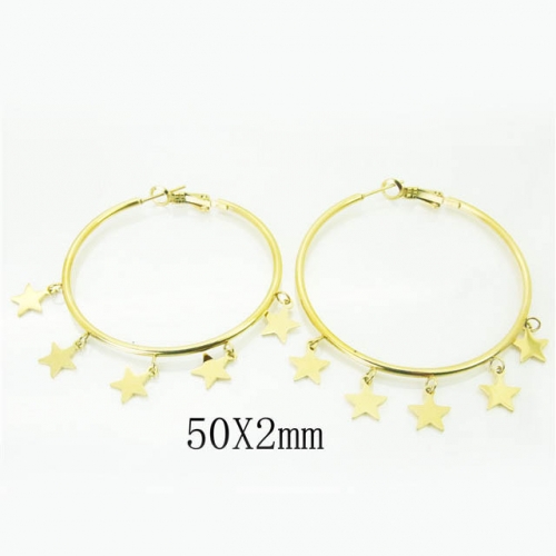 BC Earrings Jewelry Wholesale Stainless Steel 316L Earrings NO.#BC52E0005HJW