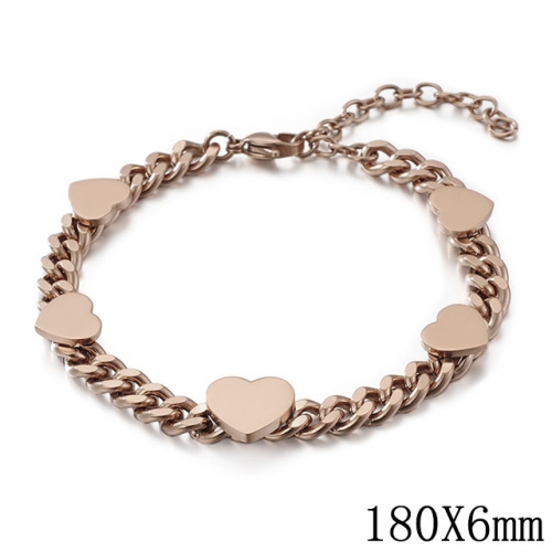 BC Wholesale Jewelry Stainless Steel 316L Jewelry Love Bracelets NO.#SJ53B108656