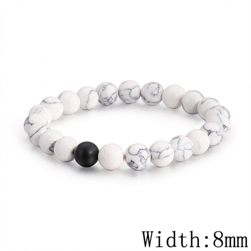 BC Wholesale Jewelry Stainless Steel 316L CZ Bead Bracelets NO.#SJ53B128931