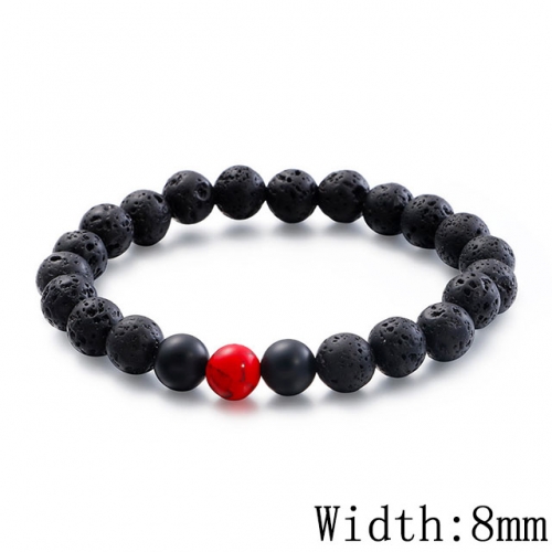 BC Wholesale Jewelry Stainless Steel 316L CZ Bead Bracelets NO.#SJ53B109623