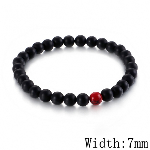 BC Wholesale Jewelry Stainless Steel 316L CZ Bead Bracelets NO.#SJ53B128927