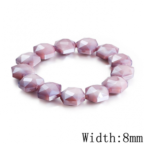 BC Wholesale Jewelry Stainless Steel 316L CZ Bead Bracelets NO.#SJ53B99075