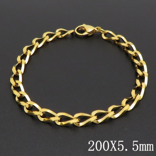 BC Wholesale Jewelry Stainless Steel 316L Chain Bracelets NO.#SJ53B147228