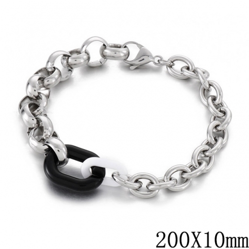 BC Wholesale Jewelry Stainless Steel 316L Chain Bracelets NO.#SJ53B150874