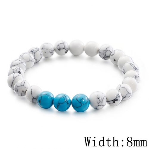 BC Wholesale Jewelry Stainless Steel 316L CZ Bead Bracelets NO.#SJ53B109653