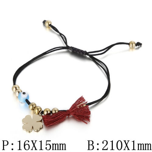 BC Wholesale Jewelry Rope Braided Bracelets Stainless Steel 316L Jewelry Bracelets NO.#SJ53B98800
