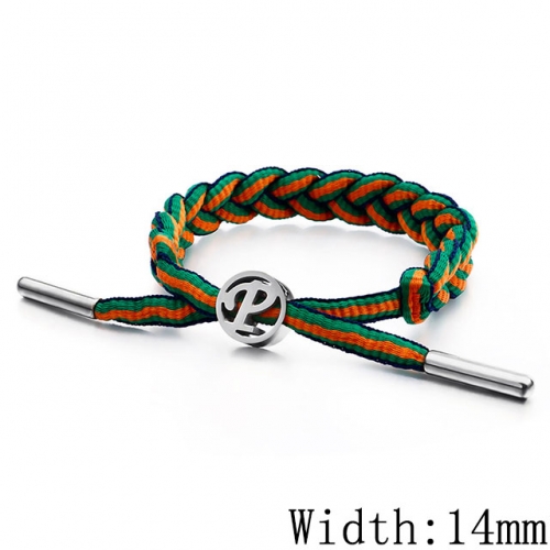 BC Wholesale Jewelry Stainless Steel 316L Jewelry Letter Bracelets NO.#SJ53B118143